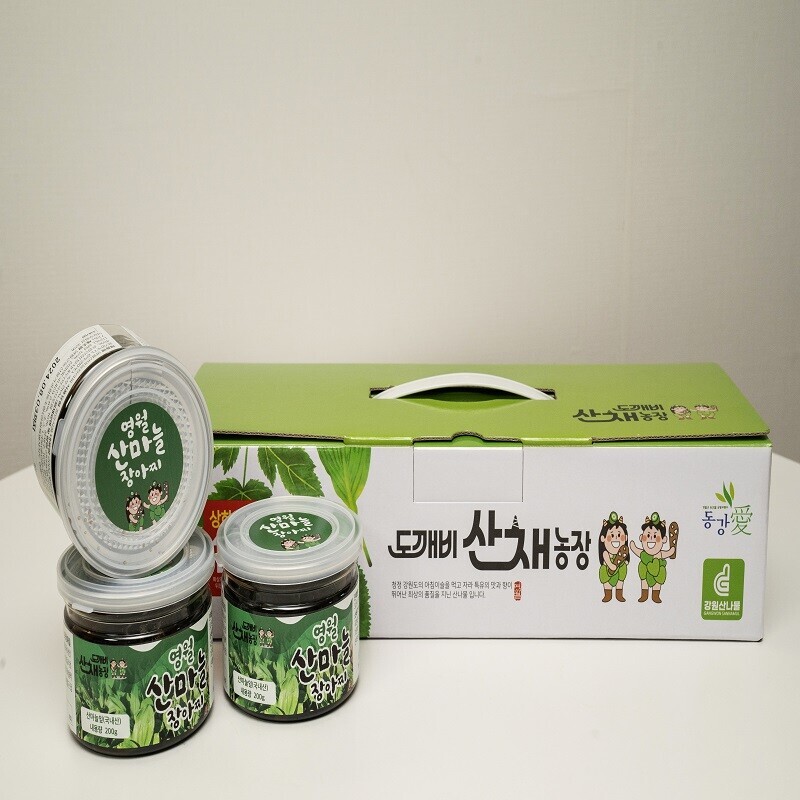 강원더몰,영월산마늘장아찌 200g*3개